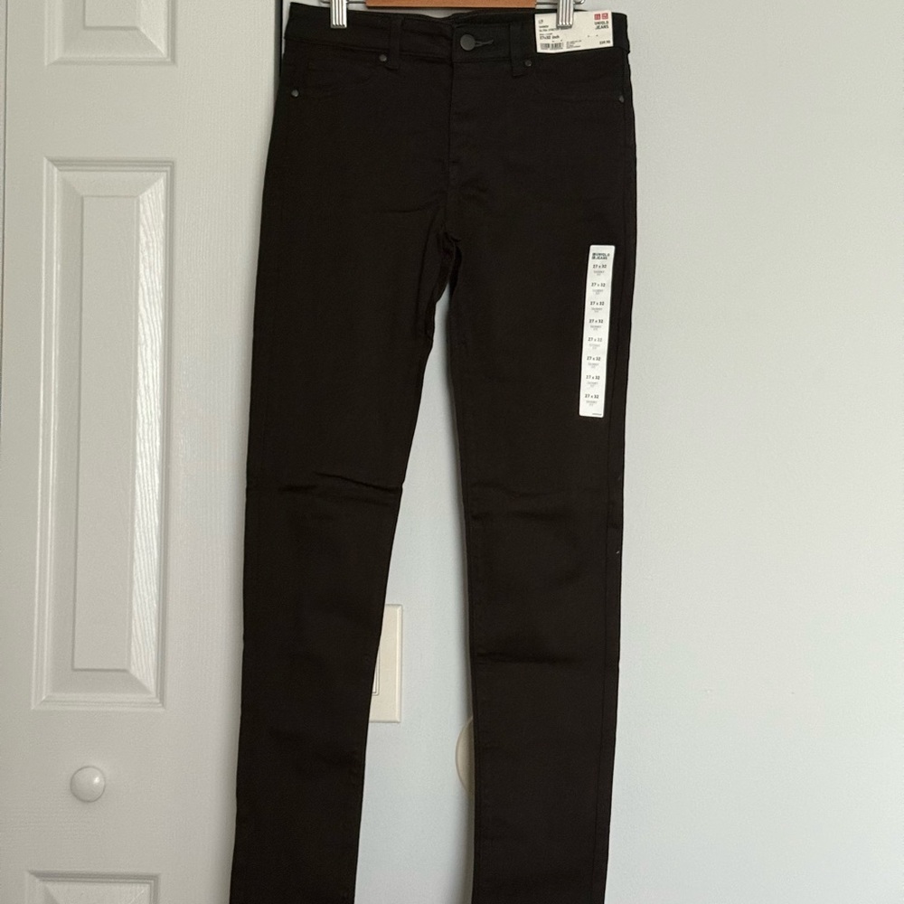Uniqlo Women's Dark Black Skinny Jeans